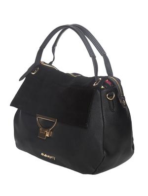 black leatherette handbag - 10540536 - Standard Image - 5