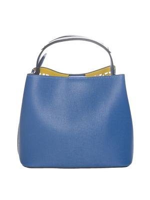 blue leatherette handbag - 10540547 - Standard Image - 2