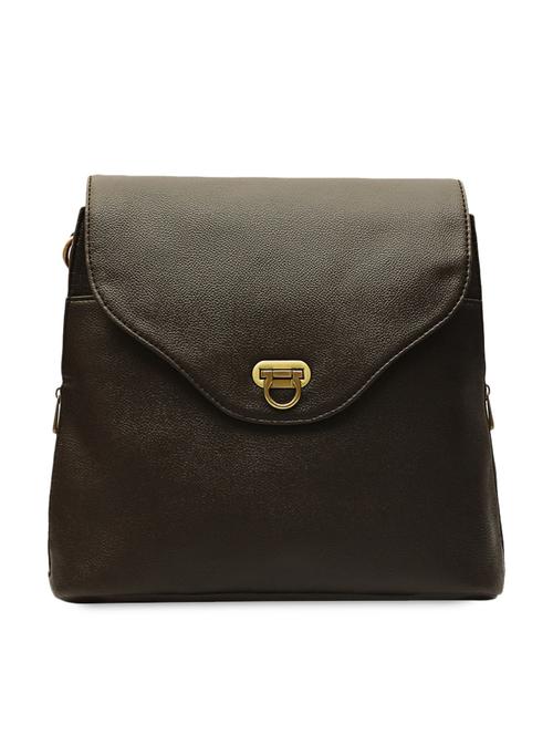 brown leatherette sling bag - 1054355 - Standard Image - 1