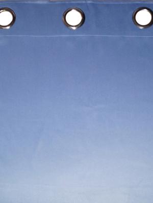 lushomes plain blue polyester blackout curtains with 8 metal eyelets for long door - 10550788 - Standard Image - 2