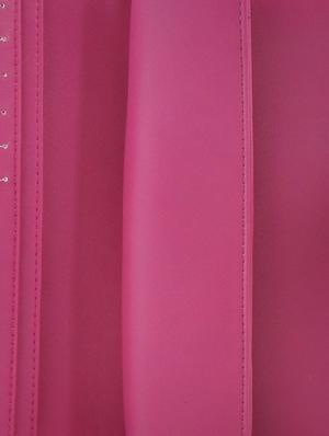 pink plain solid leatherette wallet - 1055721 - Standard Image - 5
