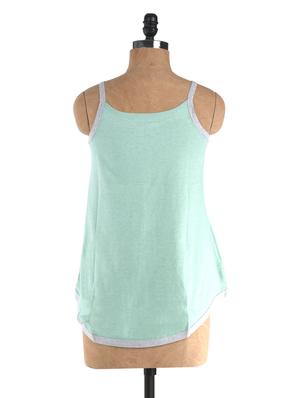 green cotton spaghetti top - 1056029 - Standard Image - 3