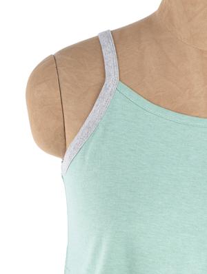 green cotton spaghetti top - 1056029 - Standard Image - 4