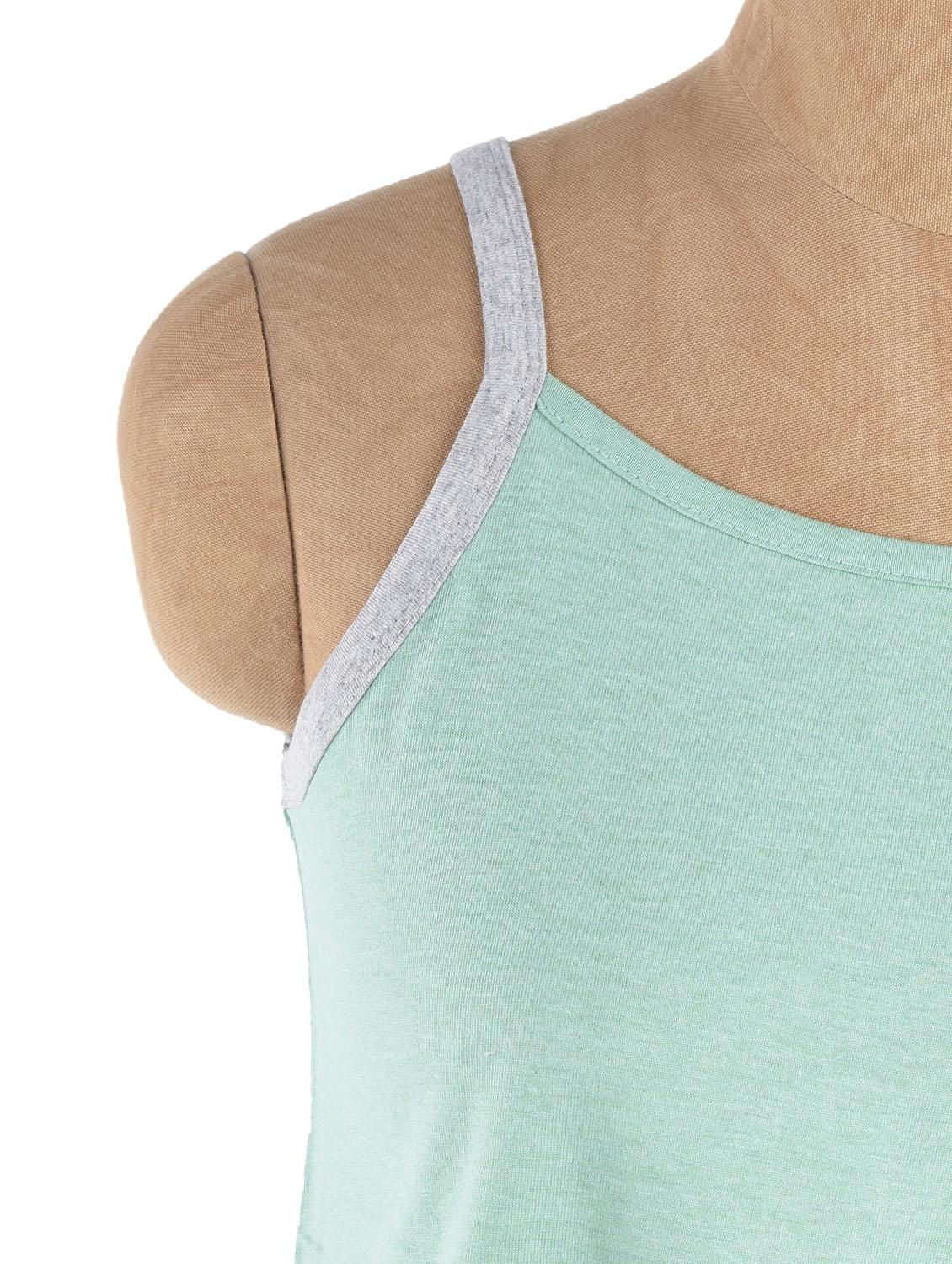 green cotton spaghetti top - 1056029 - Zoom Image - 4