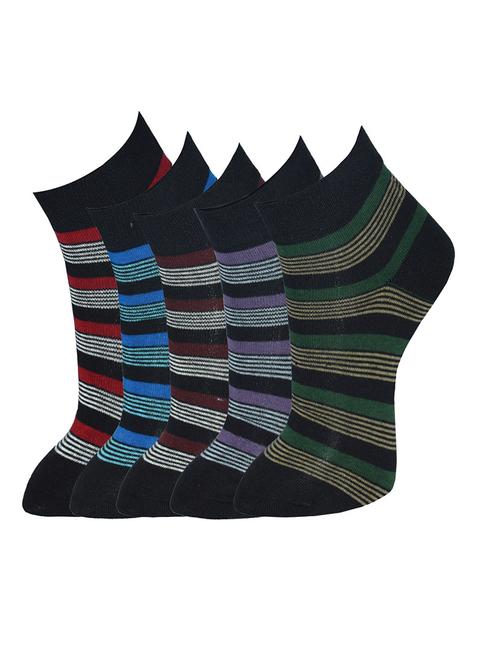 marc multi set of 5 cotton ankle length socks - 10574736 - Standard Image - 1