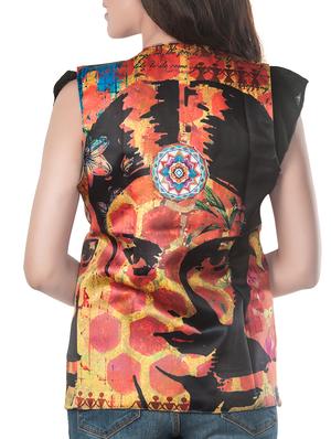 multicolor polyester summer jacket - 10581055 - Standard Image - 3