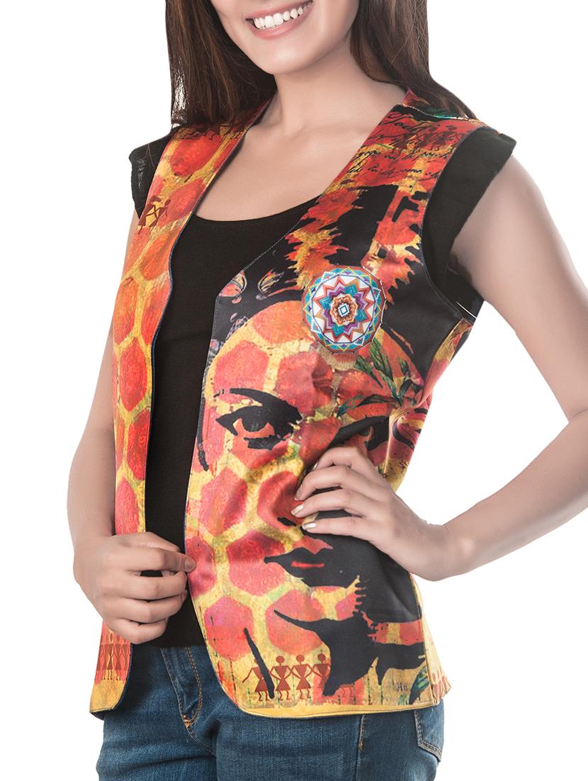 multicolor polyester summer jacket - 10581055 - Zoom Image - 2