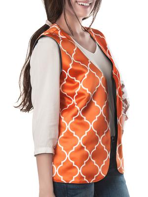orange polyester summer jacket - 10581056 - Standard Image - 2