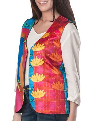 multicolor polyester summer jacket - 10581060 - Standard Image - 2
