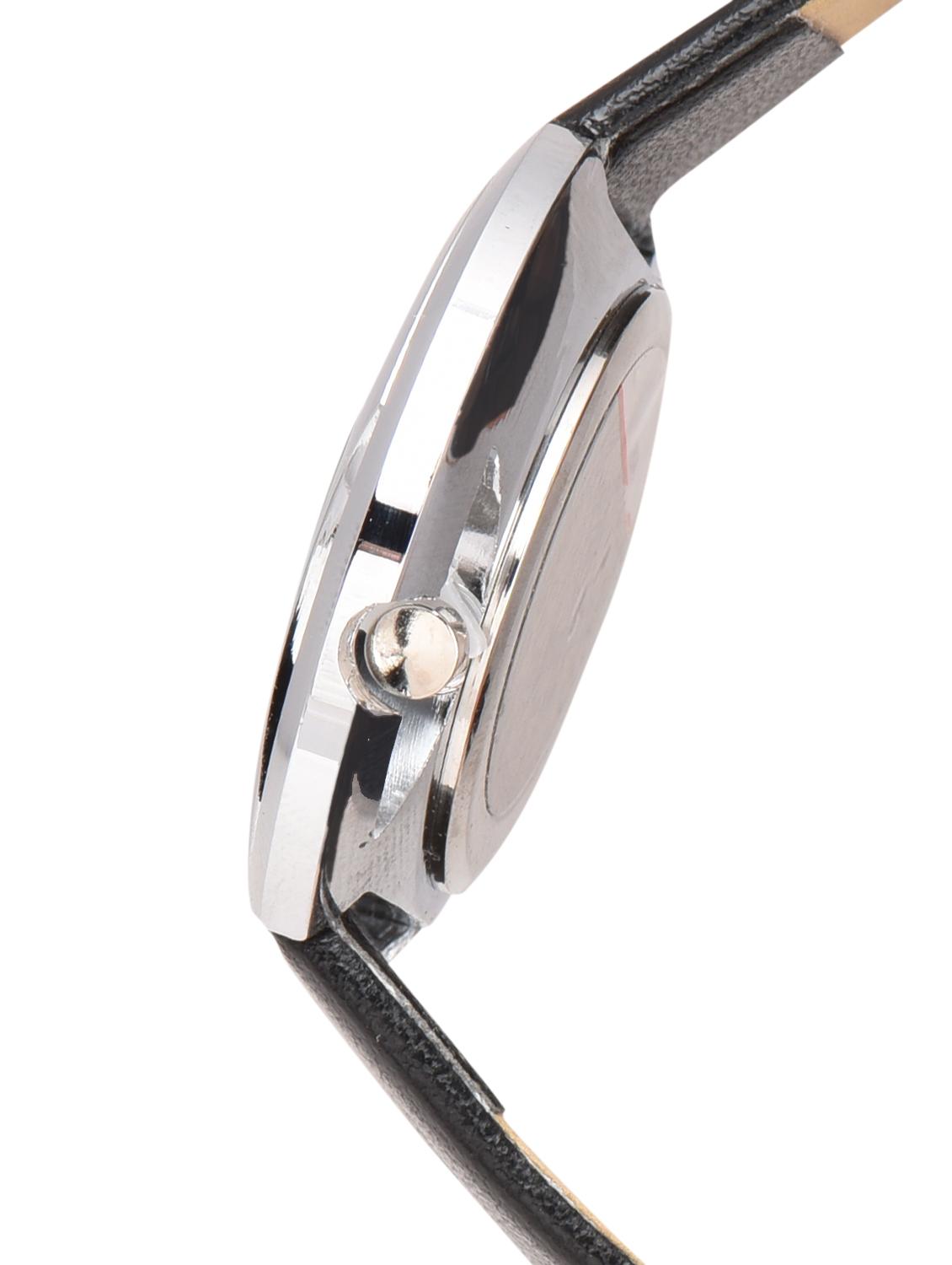round dial black plain strap watch - 1058431 - Zoom Image - 2