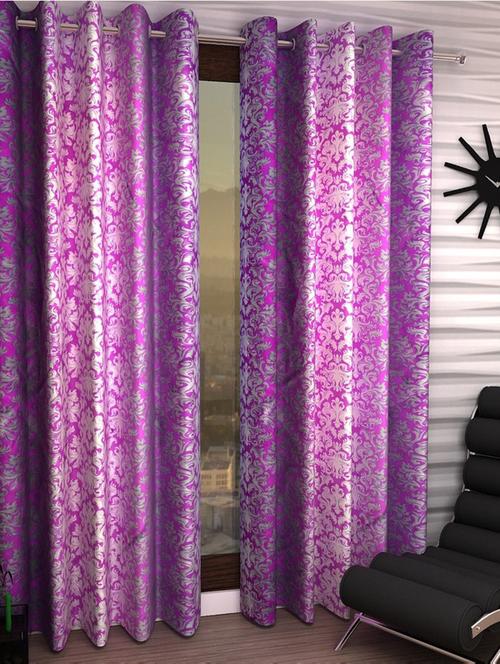 k decor set of 4 beautiful polyester door curtains - 10590516 - Standard Image - 1