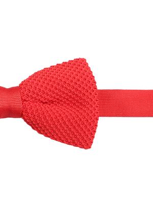 red polyester bow ty - 10593638 - Standard Image - 2