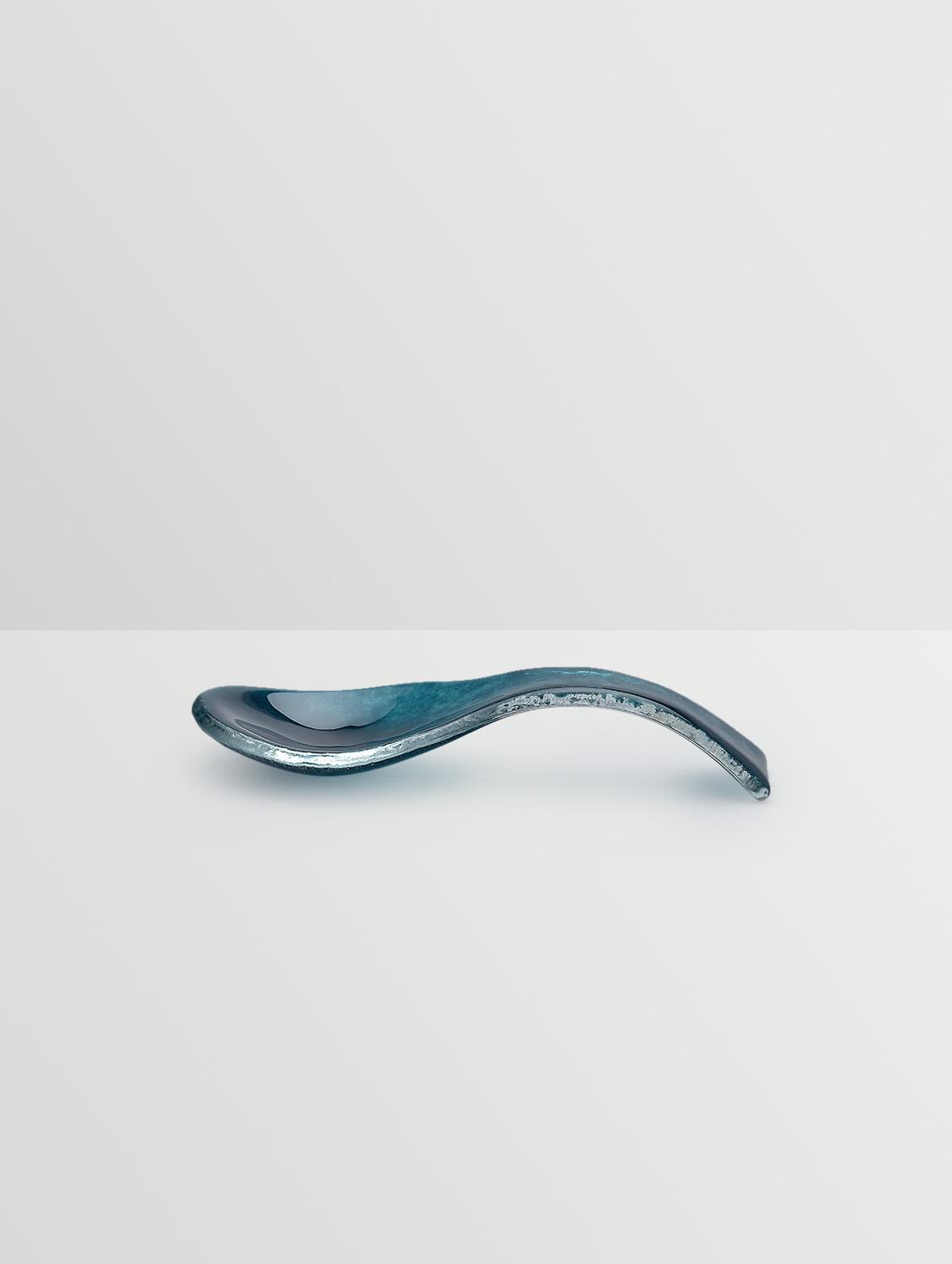 aquamarine glass spoon - 1060426 - Zoom Image - 1