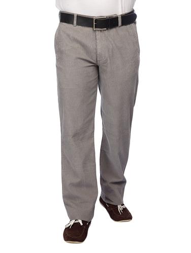 grey cotton casual trousers - 10604323 - Very Small Image - 1
