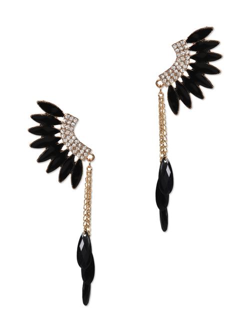 Crystal Flower Drop Earrings - 1061098 - Very Small Image - 1