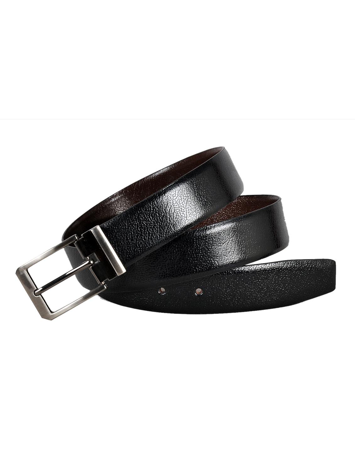 black, brown leather belt - 10622552 - Zoom Image - 1