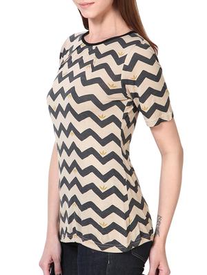 short sleeved chevron tee - 1063815 - Standard Image - 2