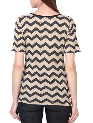 short sleeved chevron tee - 1063815 - Standard Image - 3