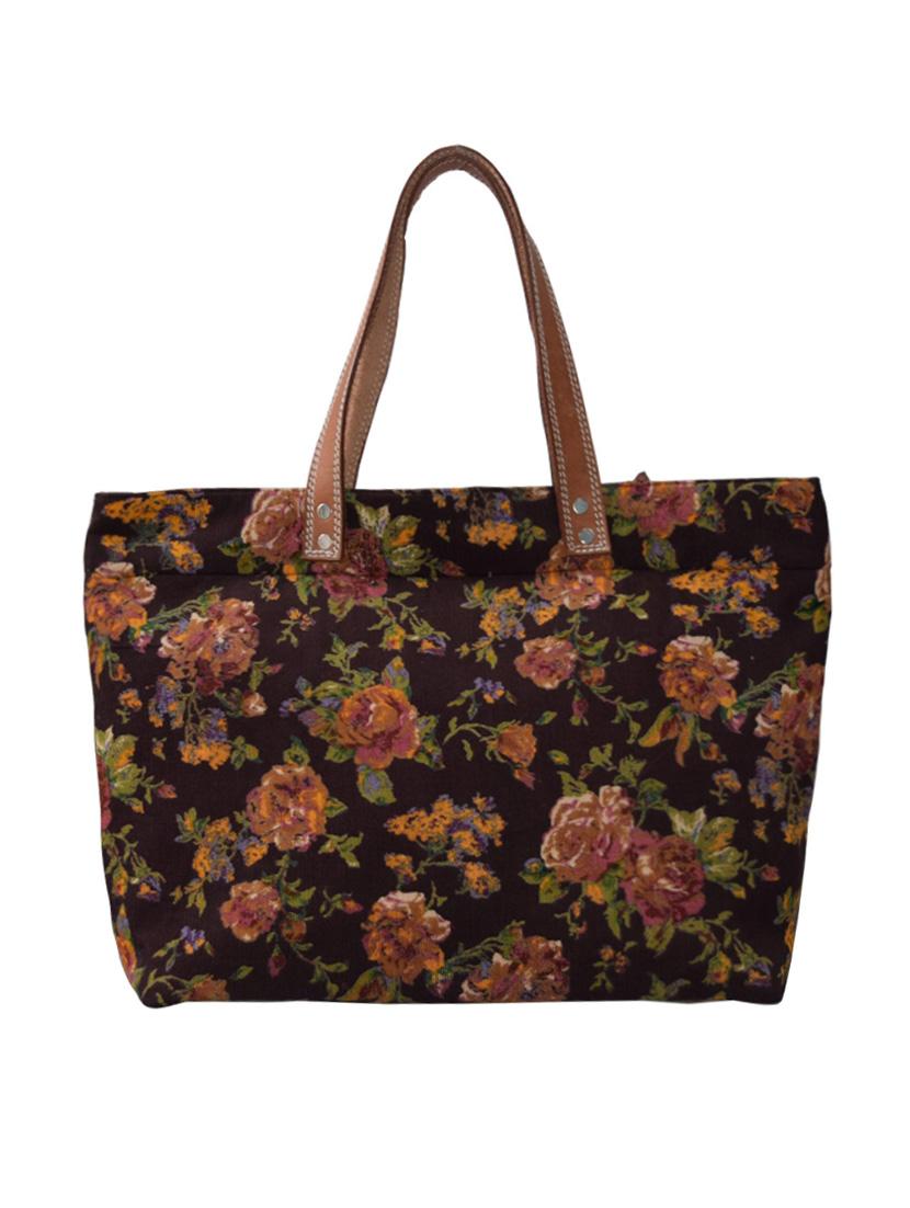 brown fabric handbag - 10643027 - Zoom Image - 1