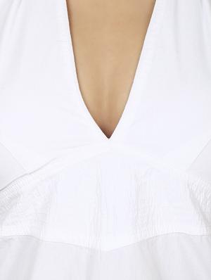 white cotton regular top - 10645221 - Standard Image - 4