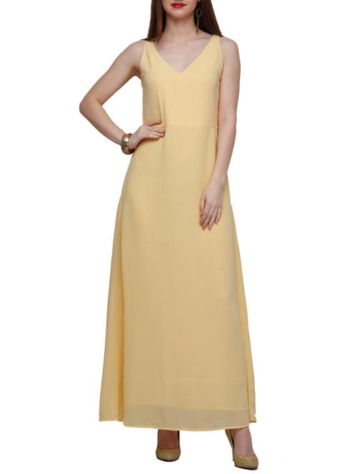 yellow maxi dress - 10648489 - Very Small Image - 1