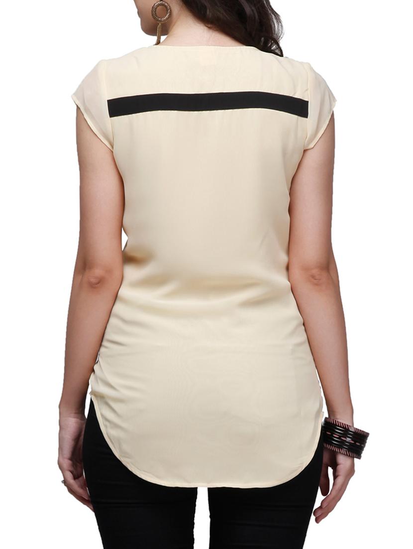 color block high low top - 10648533 - Zoom Image - 3