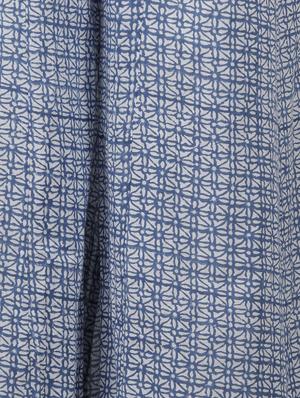 blue chanderi palazzos - 10650745 - Standard Image - 4
