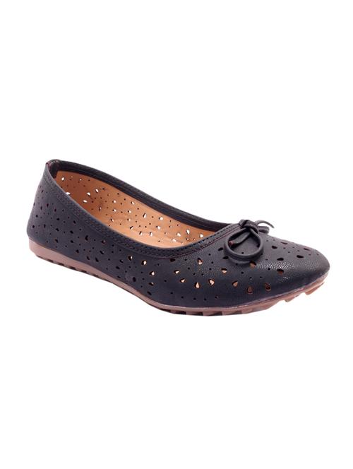 black leatherette ballerina - 10654572 - Very Small Image - 1