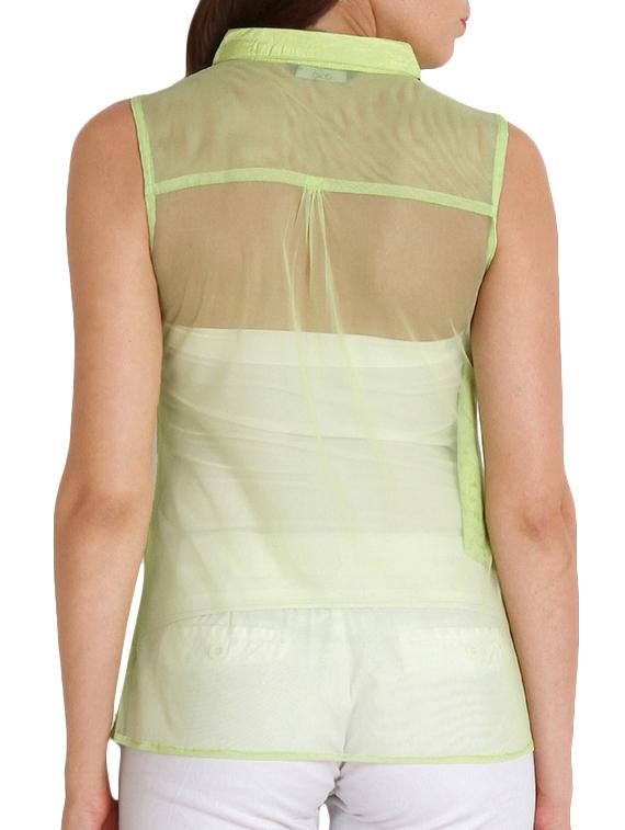 floral lace sheer shirt - 10656110 - Zoom Image - 3