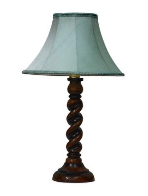 light blue wooden table lamp - 1065630 - Standard Image - 2