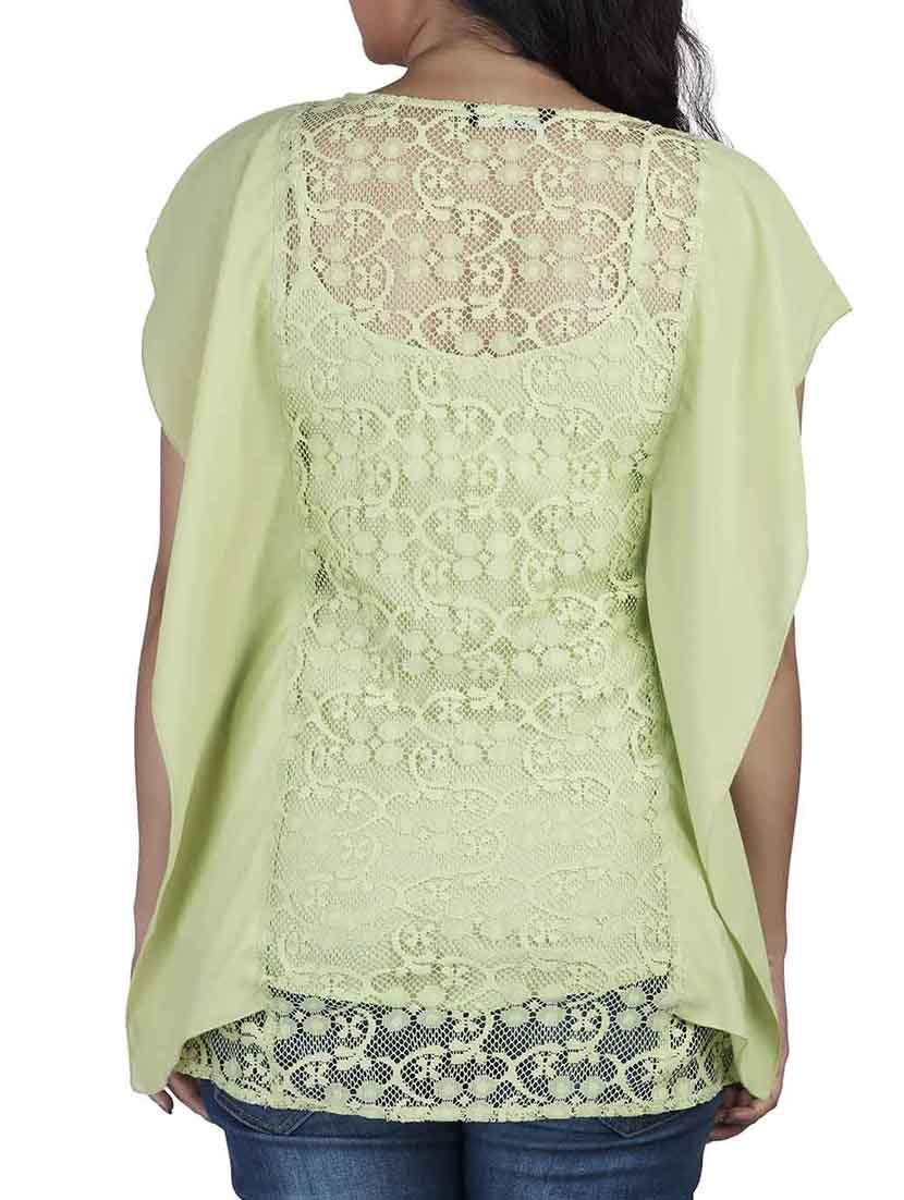 side panel detail lace top - 10656308 - Zoom Image - 3