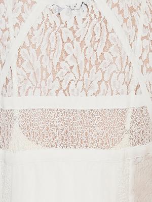 off white georgette tunic - 10656352 - Standard Image - 4