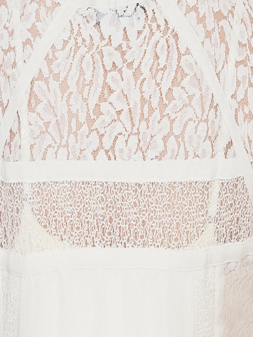 off white georgette tunic - 10656352 - Zoom Image - 4