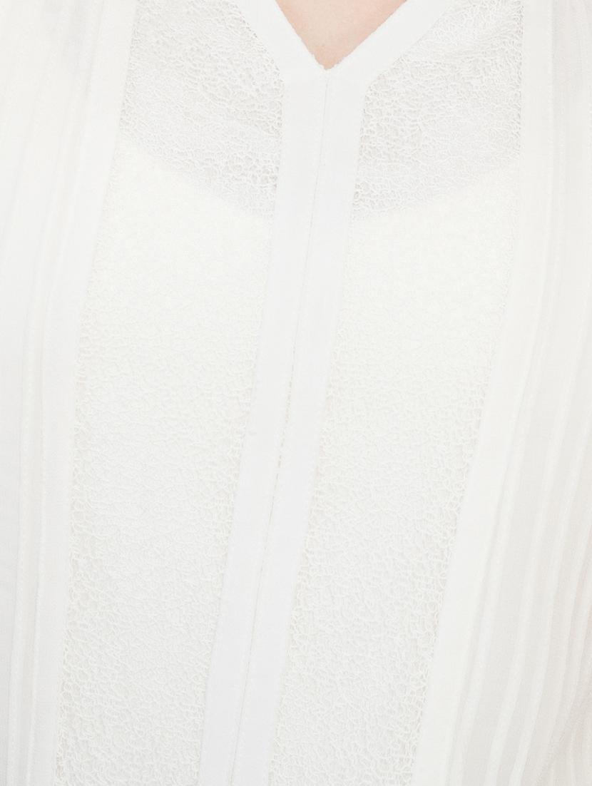 off white georgette tunic - 10656352 - Zoom Image - 6