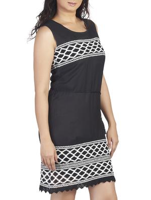 black a-line dress - 10656378 - Standard Image - 2