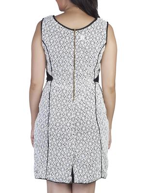off white cotton dress - 10656382 - Standard Image - 3