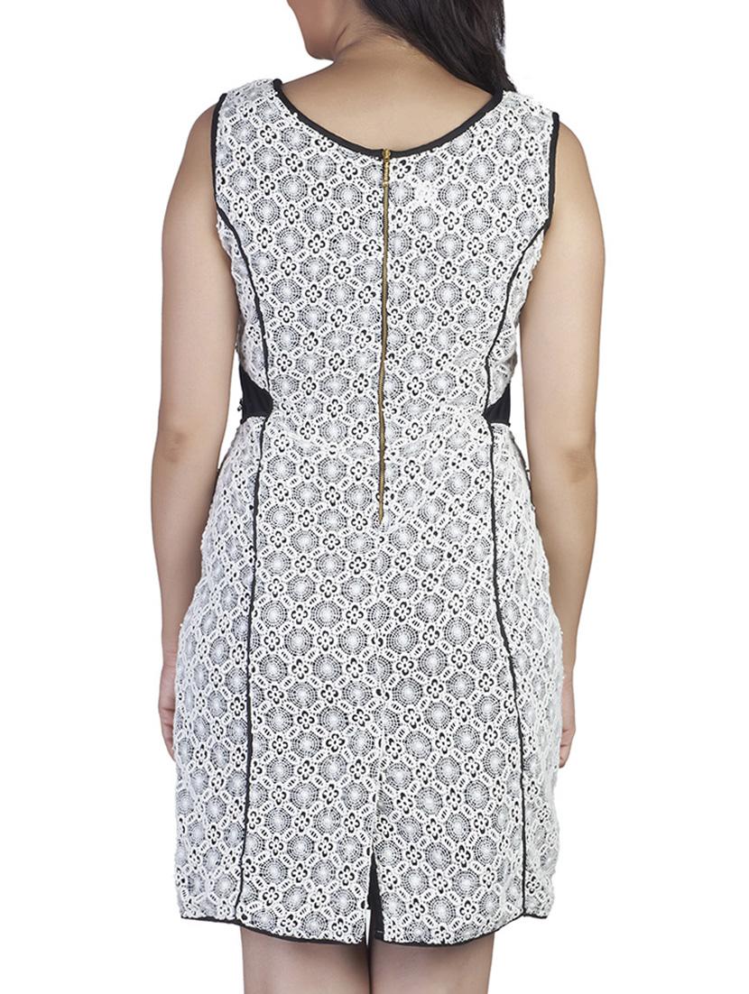 off white cotton dress - 10656382 - Zoom Image - 3
