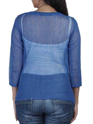 blue net shrug - 10656396 - Standard Image - 3