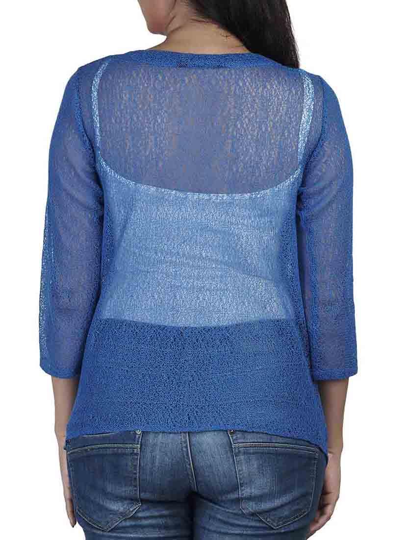 blue net shrug - 10656396 - Zoom Image - 3