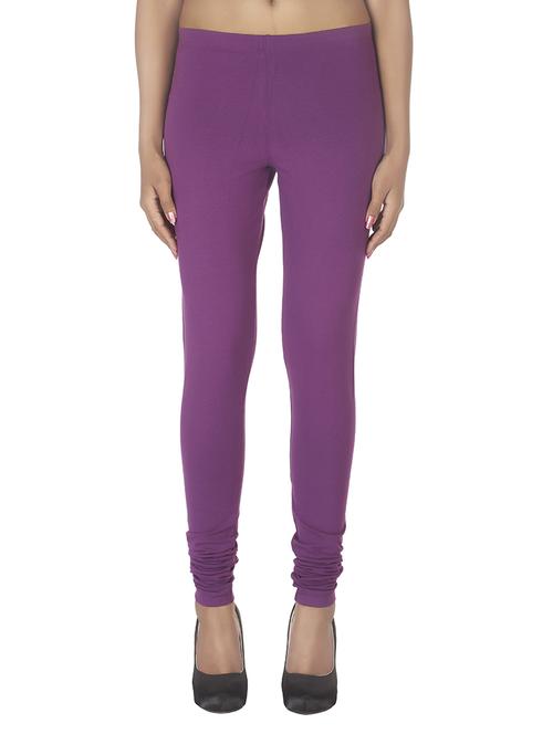 purple cotton legging - 10656410 - Standard Image - 1