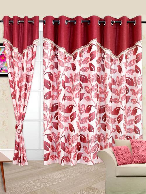 set of 2 fancy drape premium curtain - 10661321 - Standard Image - 1