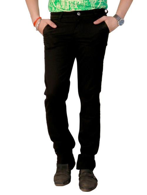 black solid plain jeans - 10669772 - Standard Image - 1