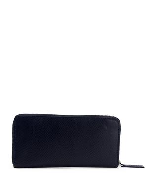 Midnight blue double zipper clutch - 10677 - Standard Image - 3