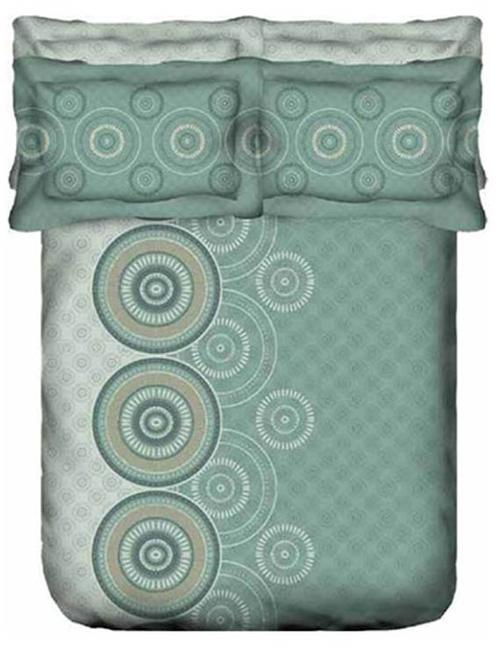 cotton double bedsheet with 2 pillow covers - 10681674 - Standard Image - 1