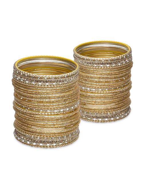 golden metal alloy bangle - 10696190 - Very Small Image - 1
