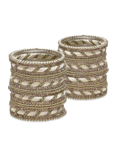 cream metal alloy bangle - 10696218 - Very Small Image - 1