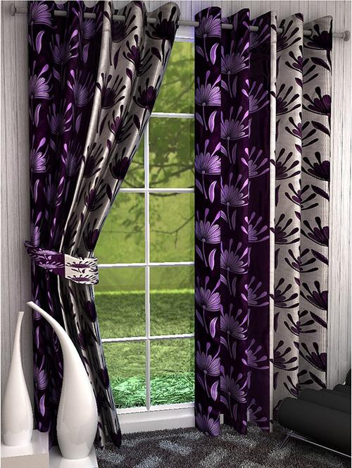 k dã©cor set of 2 beautiful polyester windows curtains - 10696900 - Standard Image - 1