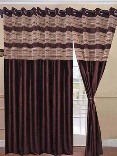 k dã©cor set of 2 beautiful polyester windows curtains - 10696945 - Standard Image - 1