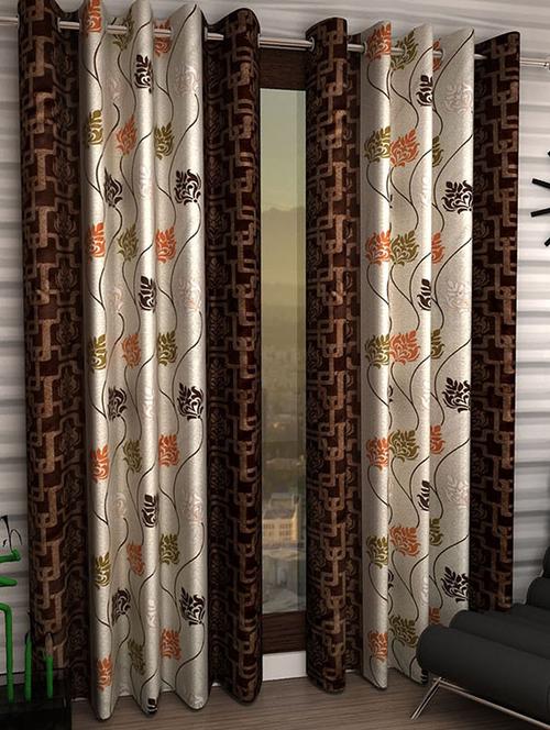 k dã©cor beautiful polyester long door curtain - 1 pc - 10697340 - Standard Image - 1