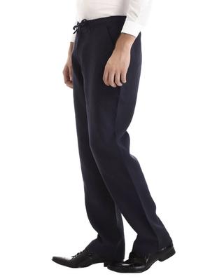 blue linen flat front - 10700946 - Standard Image - 2